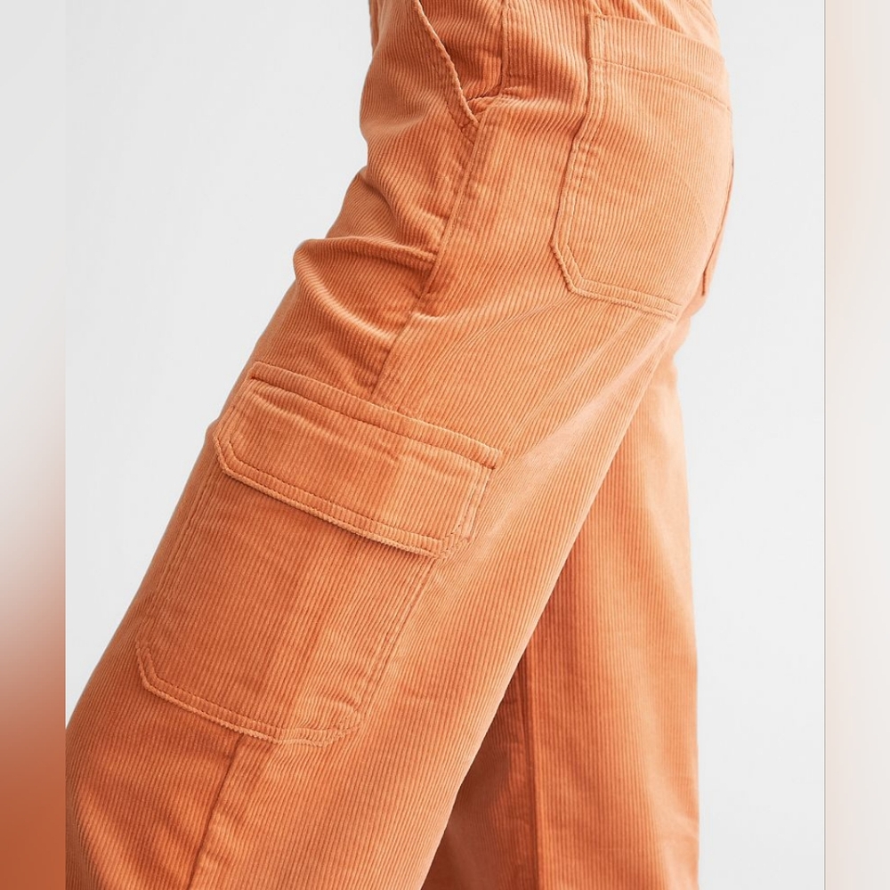 Kancan x Buckle 90s cropped wide leg courderoy pants, size 26x28 NWT - Picture 4 of 10